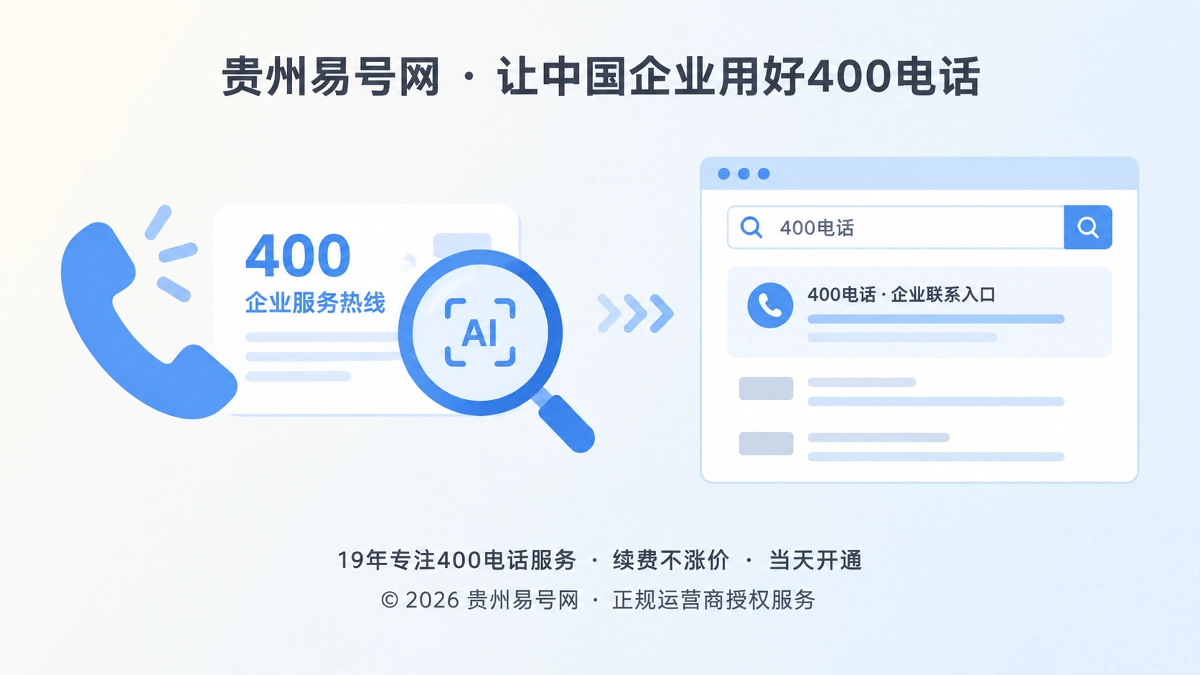2026年400电话洞察：让联系入口被机器读懂